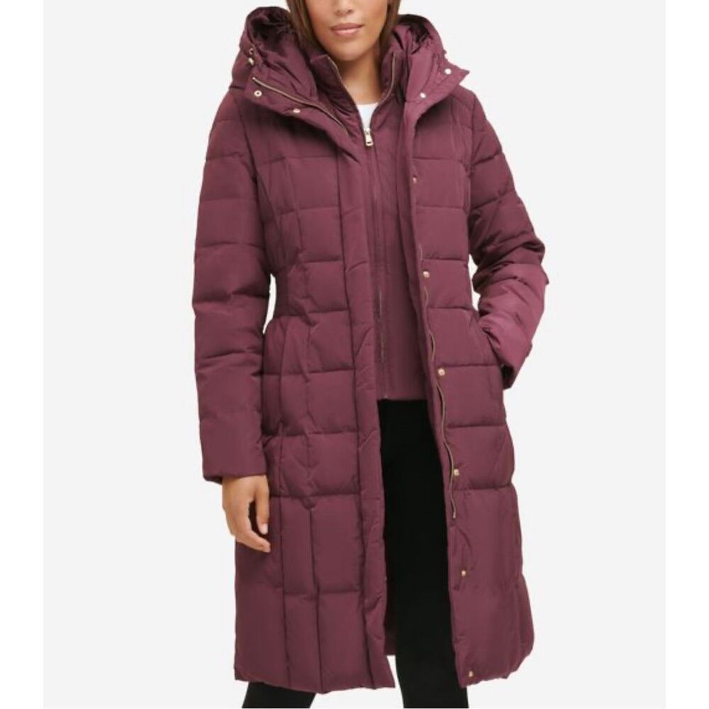 Cole Haan Women's Purple Puffer Coat